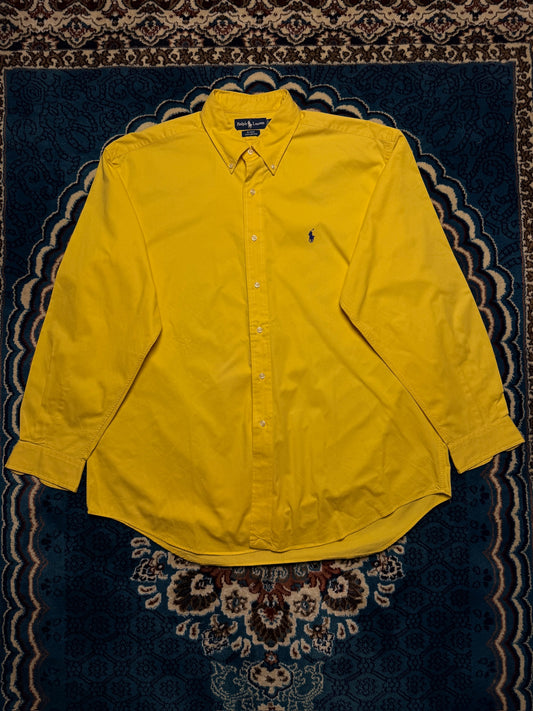 Ralph Lauren Yellow Blake Shirt - XL