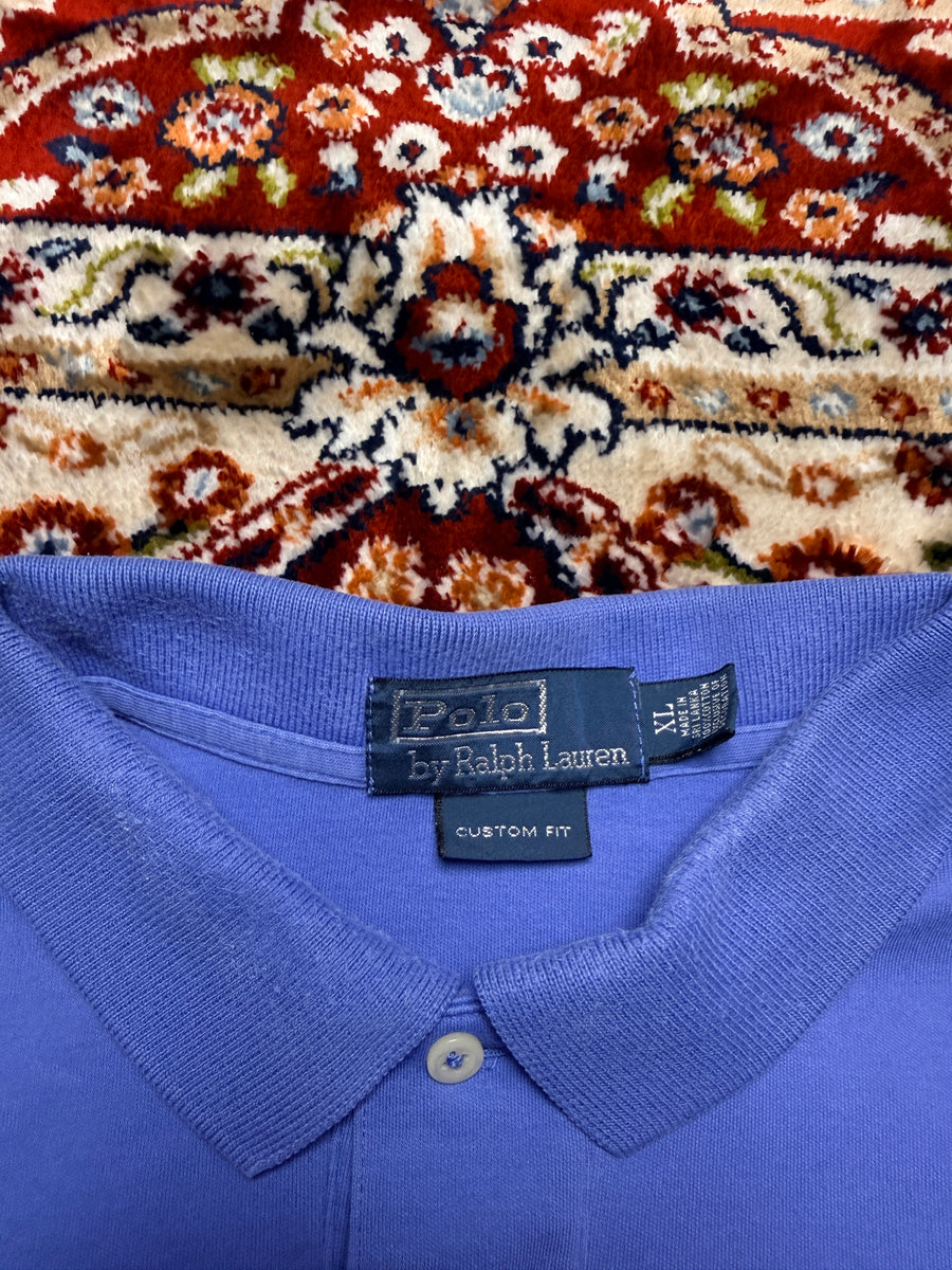 Polo by Ralph Lauren Light Blue Custom Fit Polo Shirt - XL