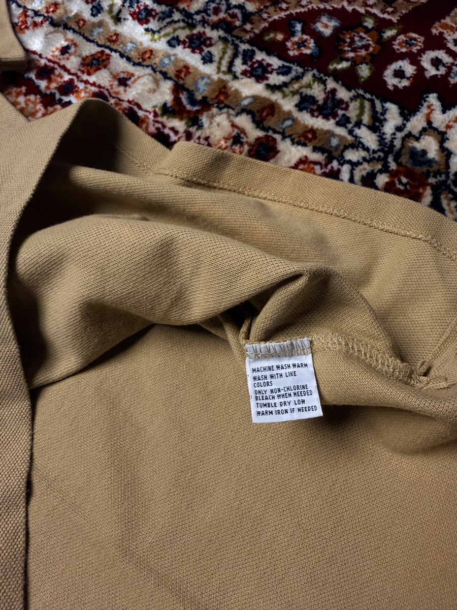 Polo by Ralph Lauren Light Brown Custom Fit Polo Shirt - XL