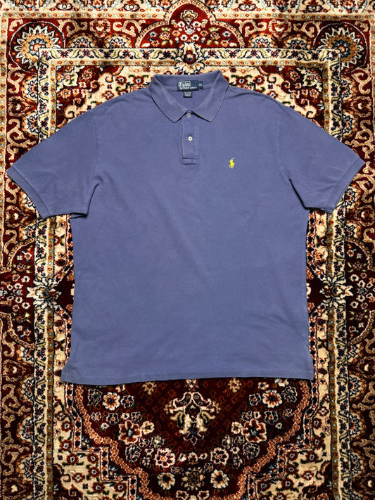 Polo by Ralph Lauren Blue Cotton Polo Shirt - XL