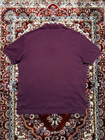 Polo by Ralph Lauren Maroon Cotton Polo Shirt - XL