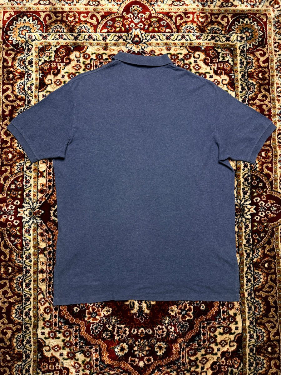 Polo by Ralph Lauren Blue Cotton Polo Shirt - XXL