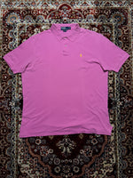 Polo by Ralph Lauren Pink Cotton Polo Shirt - XXL