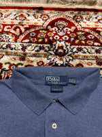 Polo by Ralph Lauren Blue Custom Fit Polo Shirt - XXL