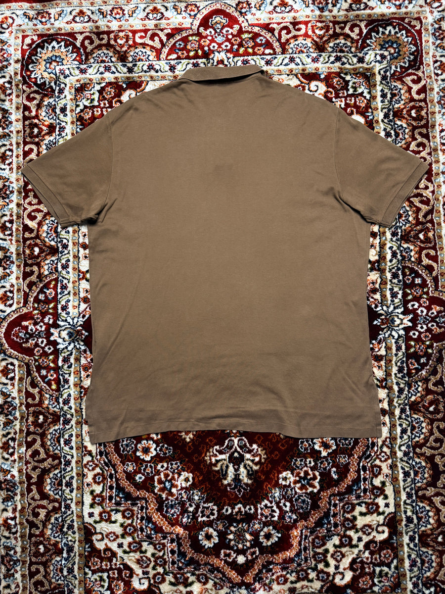 Polo by Ralph Lauren Brown Cotton Polo Shirt - XXL