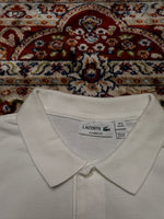 Lacoste White Classic Fit Polo Shirt - 4XL