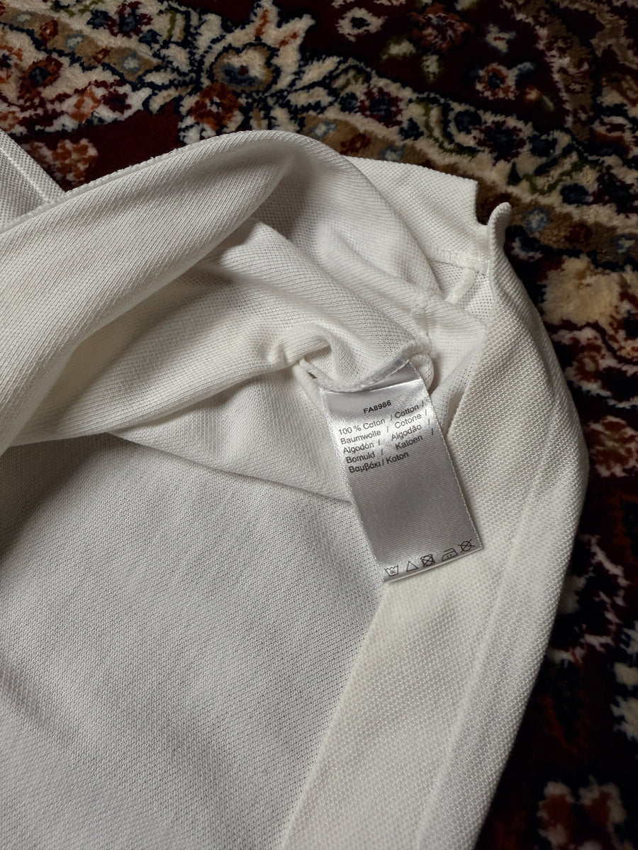 Lacoste White Classic Fit Polo Shirt - 4XL