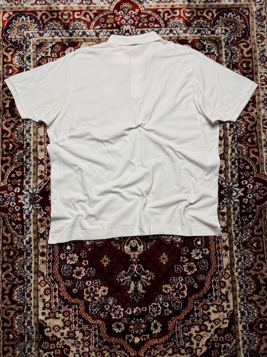 Lacoste White Classic Fit Polo Shirt - 4XL