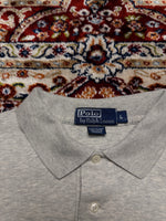 Polo by Ralph Lauren Brownish Grey Cotton Polo Shirt - L