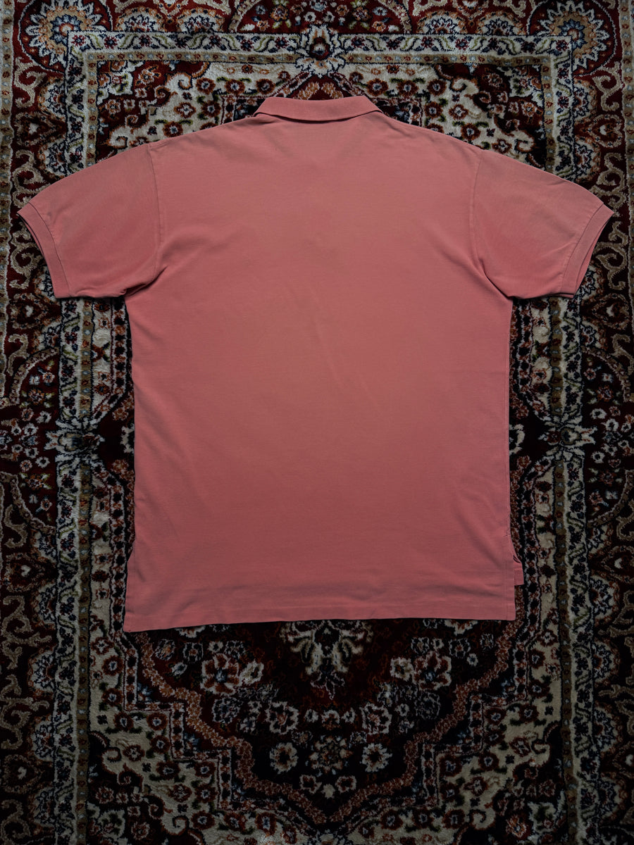 Polo by Ralph Lauren Salmon Pink Cotton Polo Shirt - L