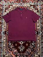 Polo Ralph Lauren Maroon Pima Soft Touch Polo Shirt - L