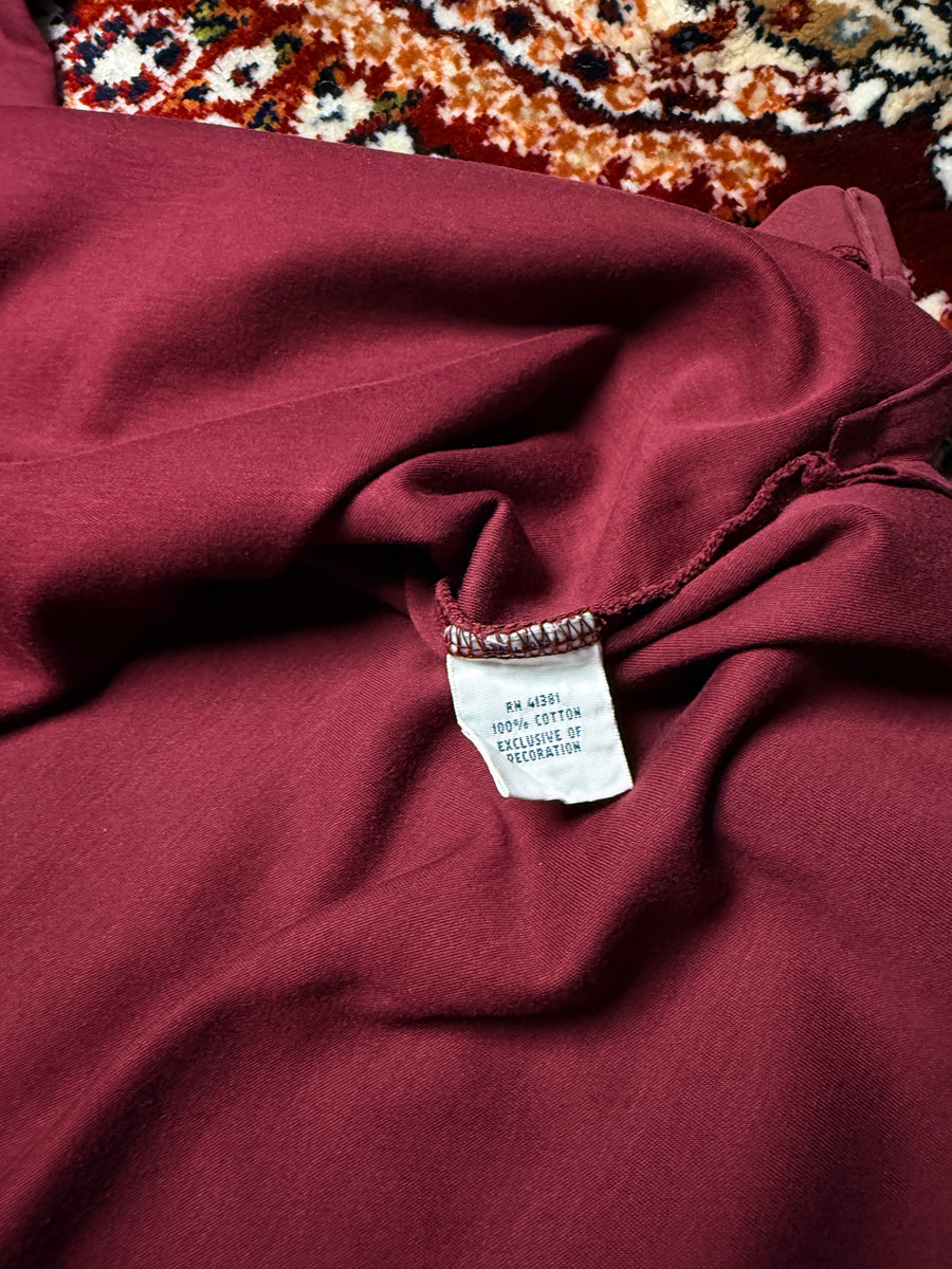 Polo Ralph Lauren Maroon Pima Soft Touch Polo Shirt - L