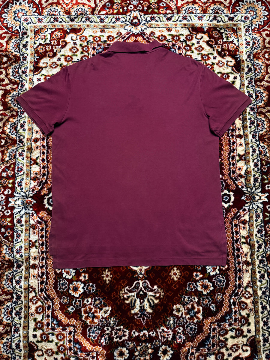 Polo Ralph Lauren Maroon Pima Soft Touch Polo Shirt - L