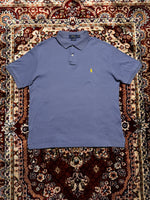 Polo Ralph Lauren Greyish Blue Custom Fit Polo Shirt - M