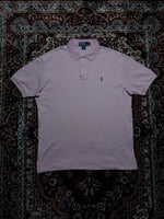 Polo by Ralph Lauren Light Pink Cotton Polo Shirt - M