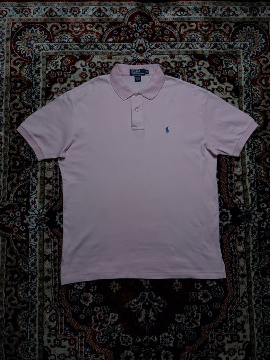 Polo by Ralph Lauren Light Pink Cotton Polo Shirt - M
