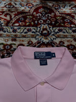 Polo by Ralph Lauren Light Pink Cotton Polo Shirt - M