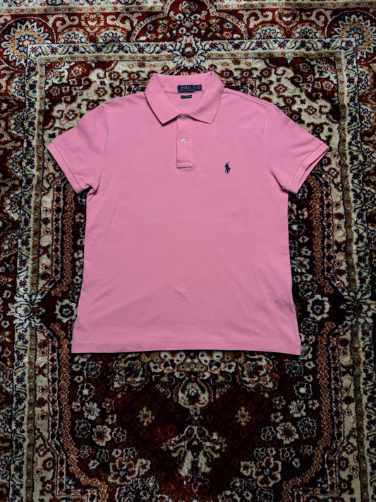 Polo Ralph Lauren Pink Classic Fit Polo Shirt - M