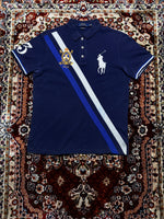 Polo Ralph Lauren Navy Blue Big Pony Custom Slim Fit Polo Shirt - S