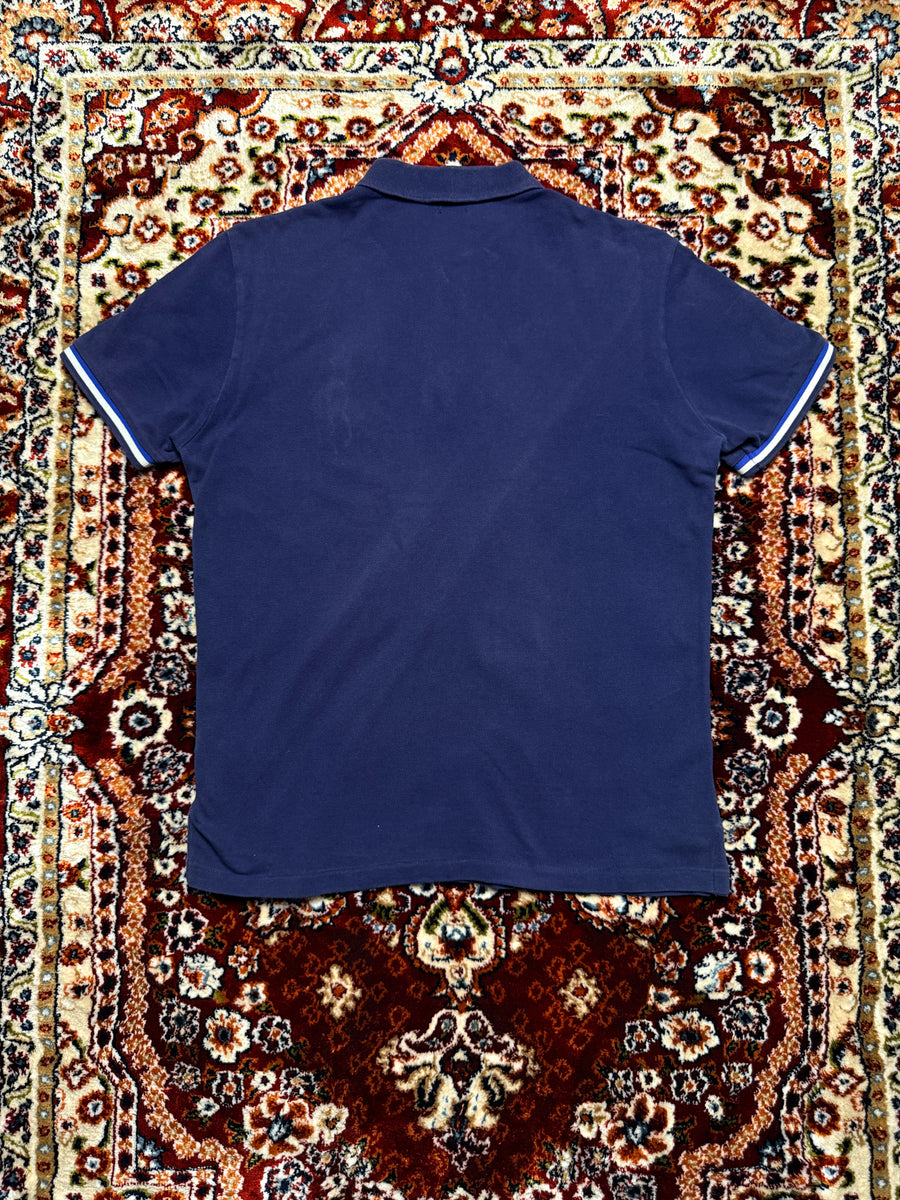 Polo Ralph Lauren Navy Blue Big Pony Custom Slim Fit Polo Shirt - S