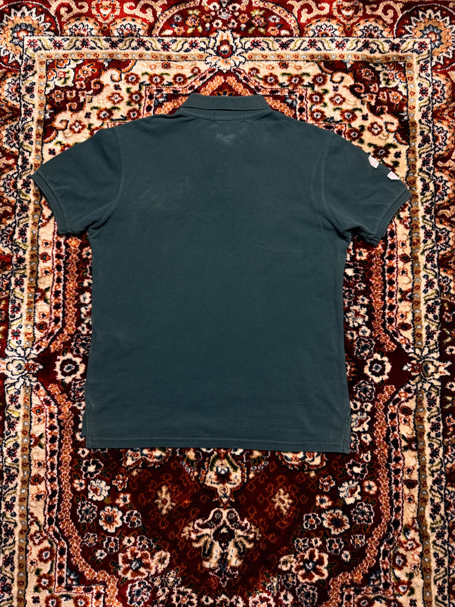 Ralph Lauren Green 3 Pony Custom Slim Fit Polo Shirt - S