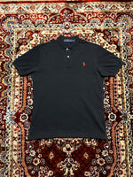 Ralph Lauren Black Custom Slim Fit Polo Shirt - S