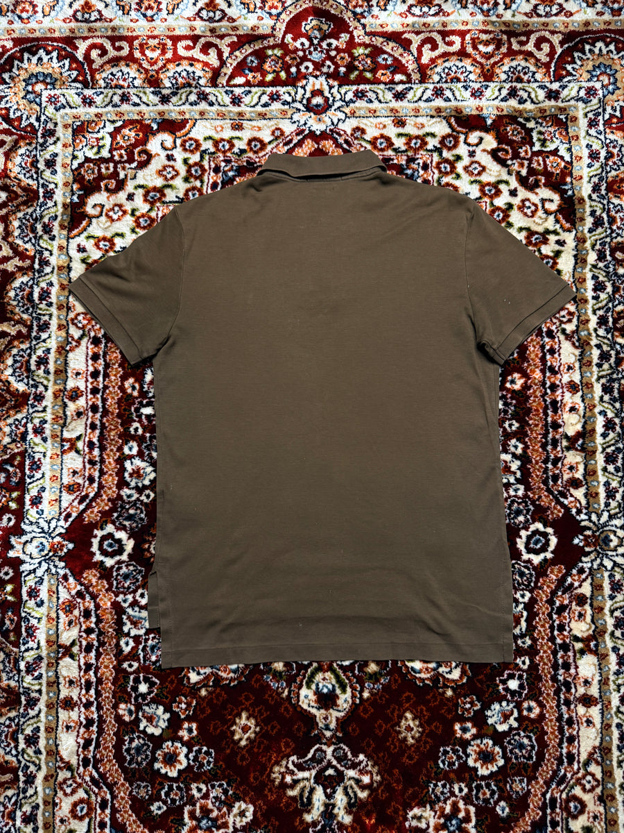 Polo Ralph Lauren Brown Pima Soft Touch Polo Shirt - S