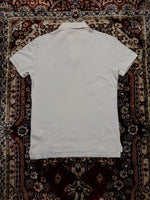 Polo Ralph Lauren White Custom Slim Fit Polo Shirt - S