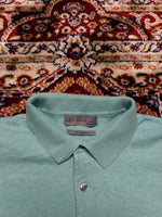 M&S Collection Turquoise Cotton Rich Polo Shirt - S