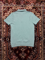 M&S Collection Turquoise Cotton Rich Polo Shirt - S