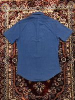 Ralph Lauren Denim Style Blue Short Sleeve Slim Fit Shirt - M