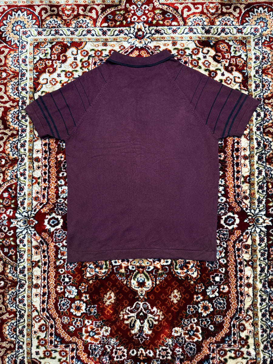 Next Maroon Slim Fit Polo Shirt - M