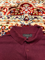 River Island Maroon Polo Shirt - M