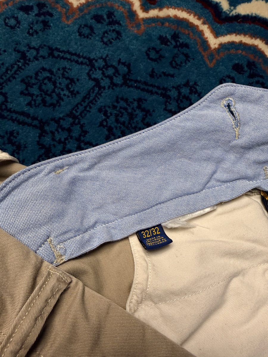 Polo Ralph Lauren Beige Stretch Straight Fit Chinos - 32