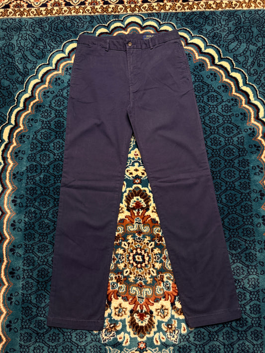 Polo Ralph Lauren Blue Cotton Pants - 18