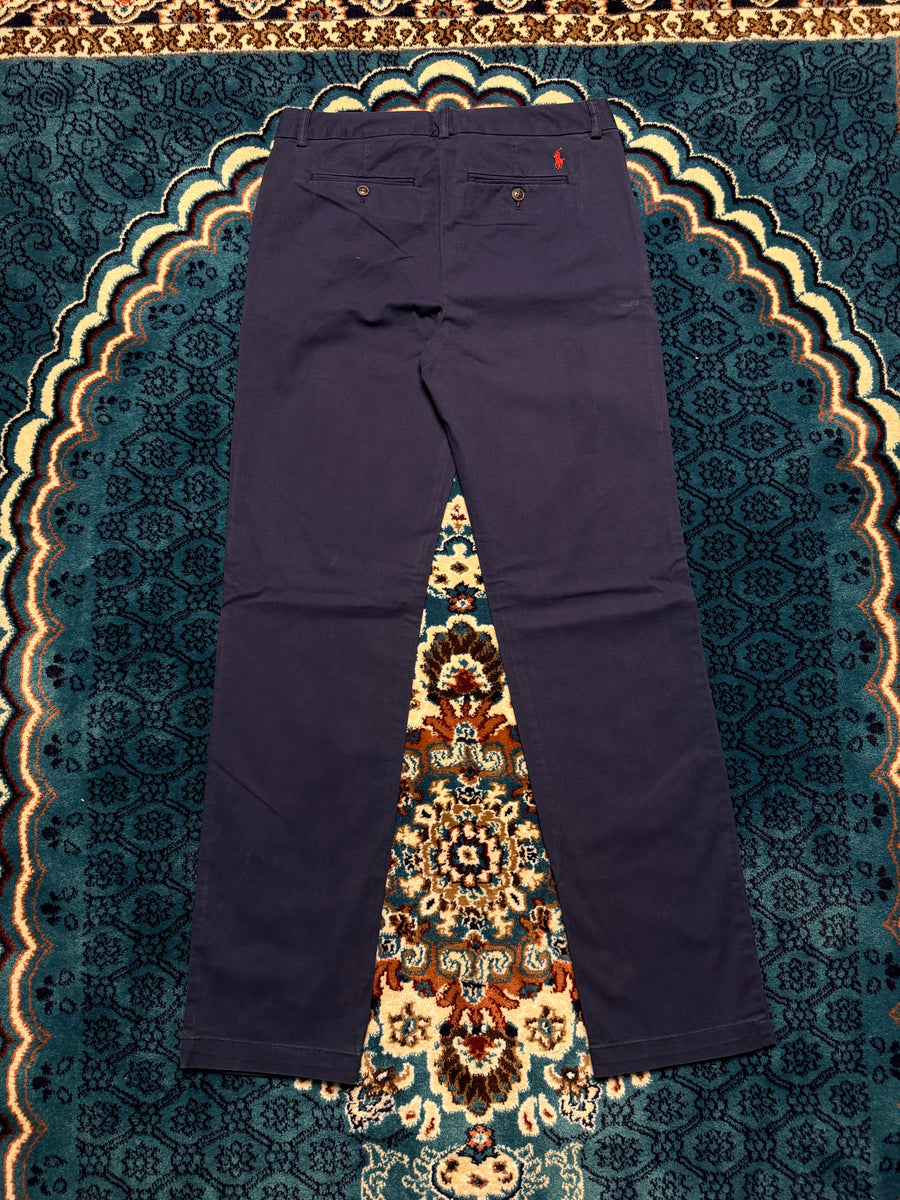 Polo Ralph Lauren Blue Cotton Pants - 18