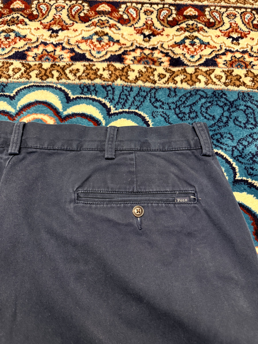 Polo Ralph Lauren Blue Classic Fit Cotton Pants - 38