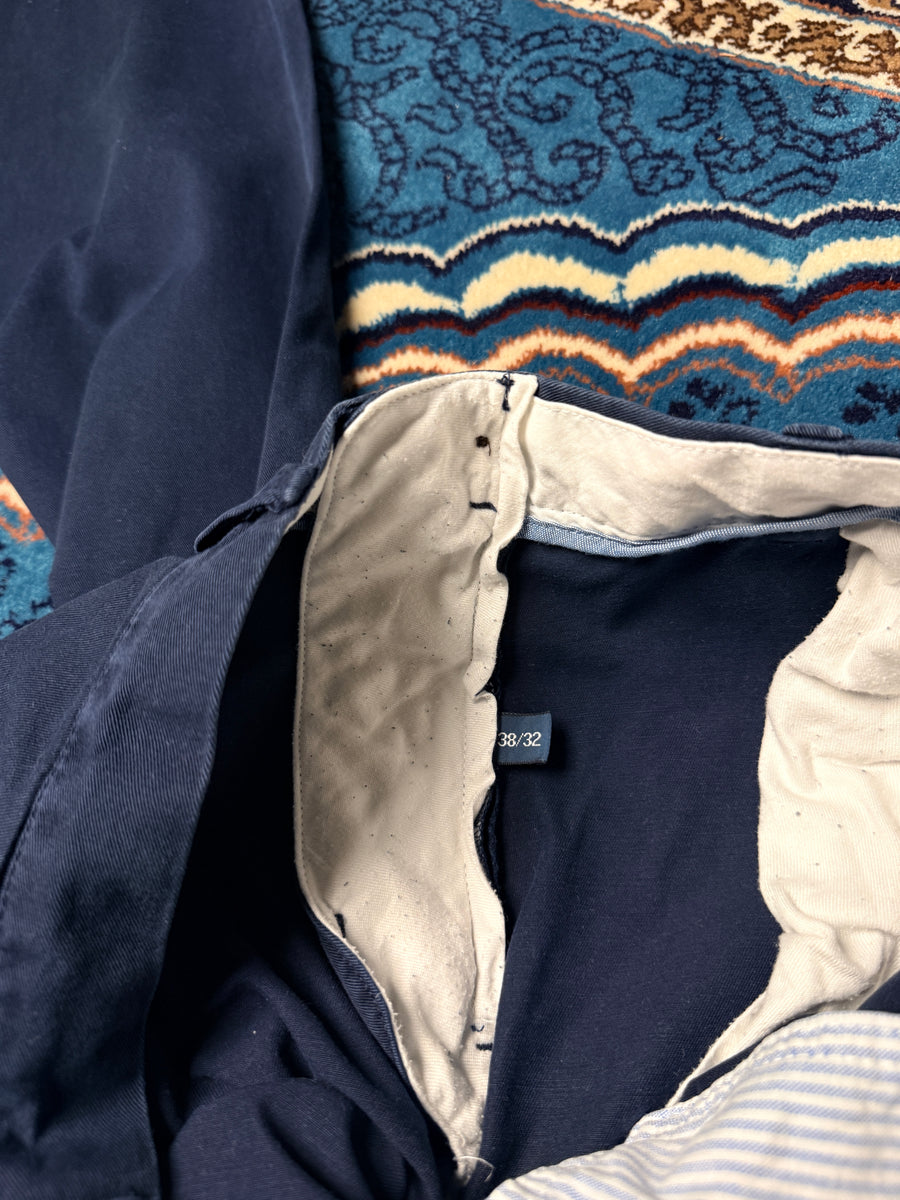 Polo Ralph Lauren Blue Classic Fit Cotton Pants - 38