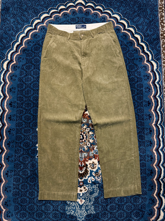 Polo by Ralph Lauren Army Green Corduroy Pants - 32