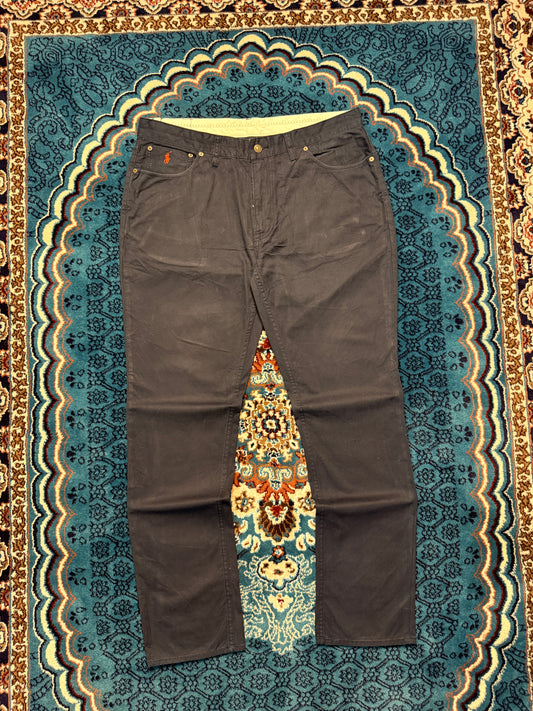Polo Ralph Lauren Blue Cotton Chinos - 38