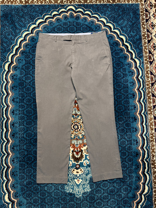 Polo Ralph Lauren Grey Straight Fit Dress Pants - 36