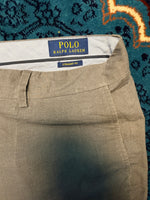 Polo Ralph Lauren Grey Straight Fit Dress Pants - 36