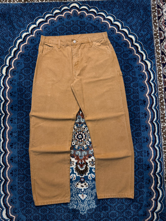 Dickies Brown Cargo Cotton Pants - 34