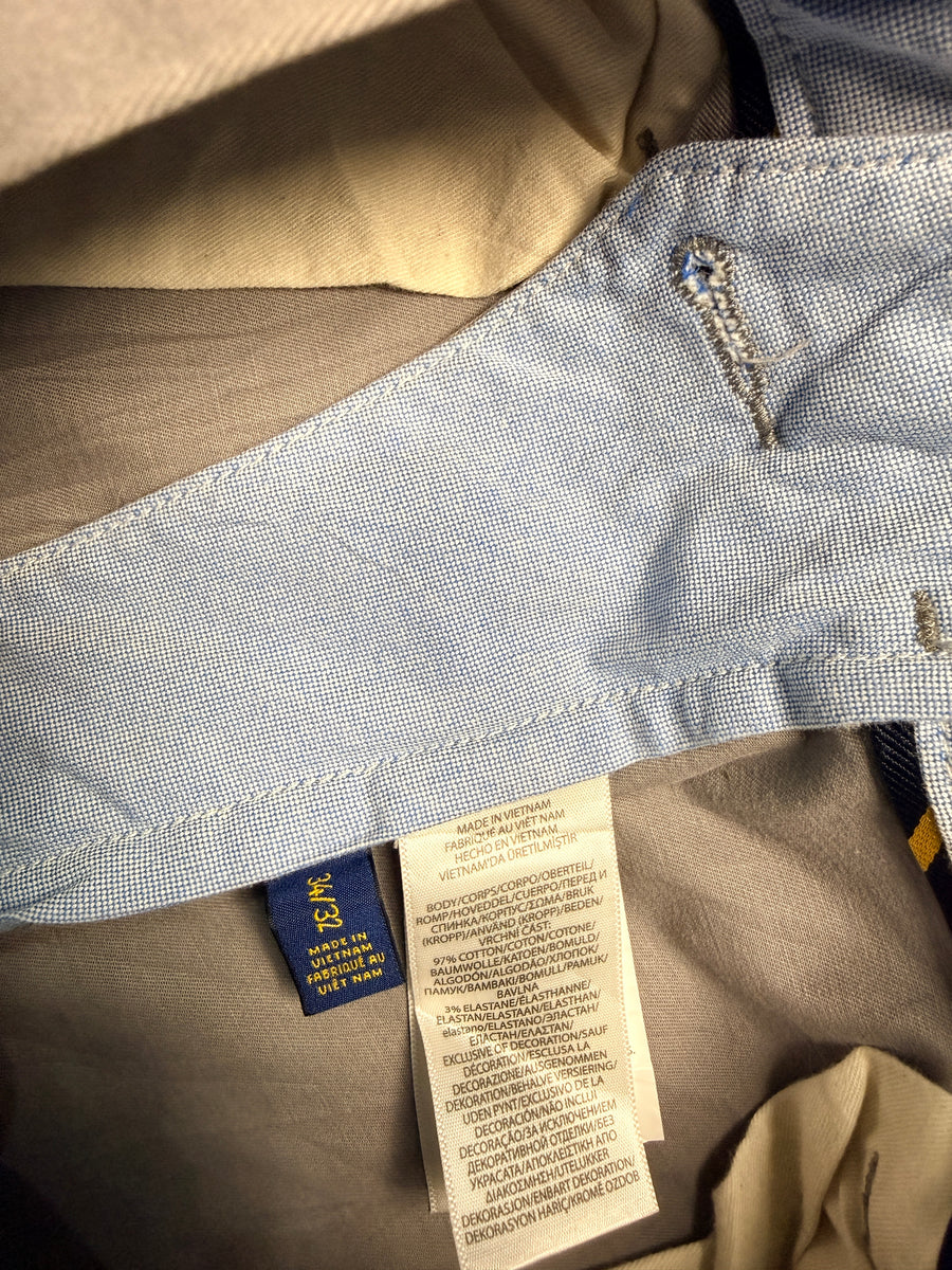 Polo Ralph Lauren Grey Stretch Straight Fit Chinos - 34