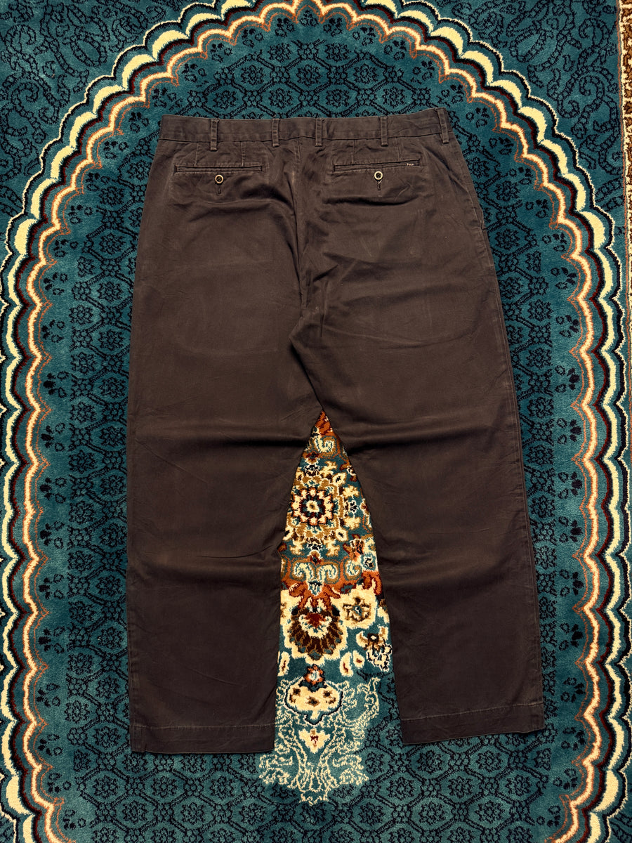 Polo Ralph Lauren Navy Blue Stretch Classic Fit Cotton Pants - 36