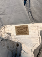 Levi's Light Grey Cotton Pants - 32