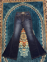 Vibe & Rant Blue Flared Jeans - 9