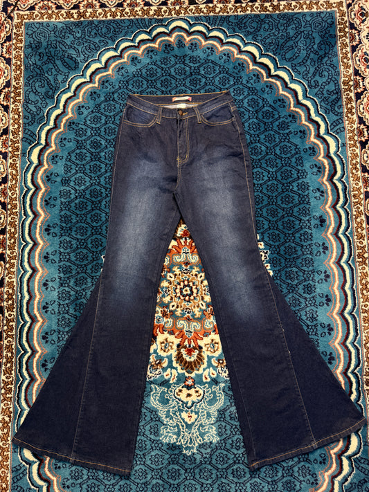 Vibe & Rant Blue Flared Jeans - 9