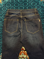 Vibe & Rant Blue Flared Jeans - 9