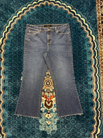 Calvin Klein Blue Flared Jeans - 12